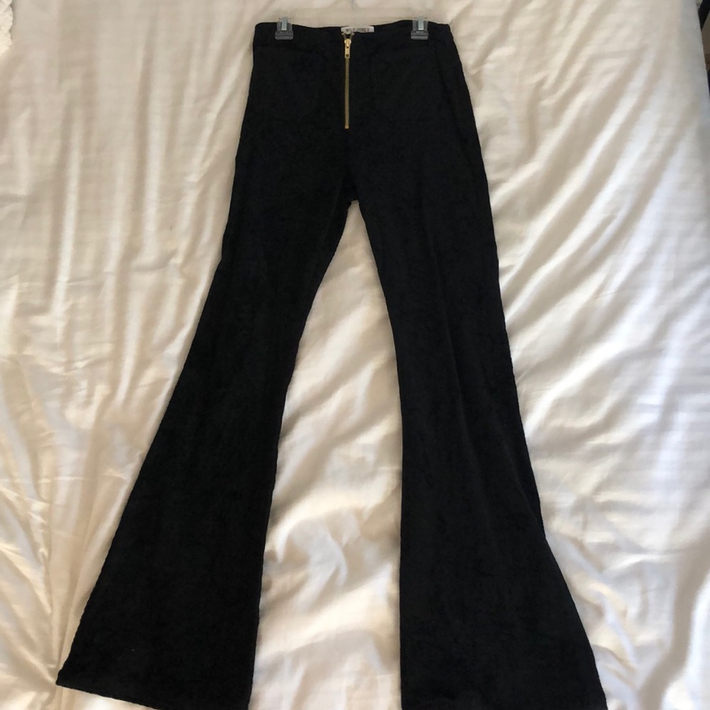 Black flair jeans
